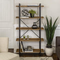 Dark Walnut Wood Storage Cabinet J29153