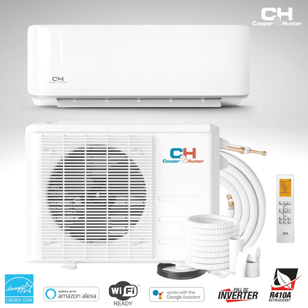 9000 BTU 115V Wall Mounted Mini Split Heat Pump Air Conditioner H605