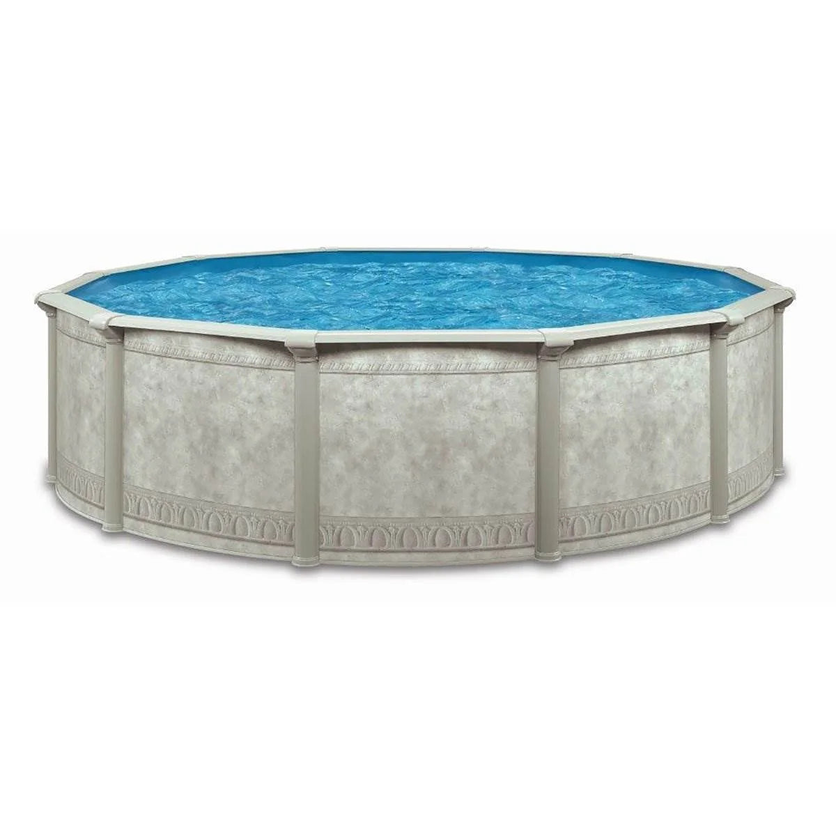 Khaki Round Above Ground Swimming Pool E3272