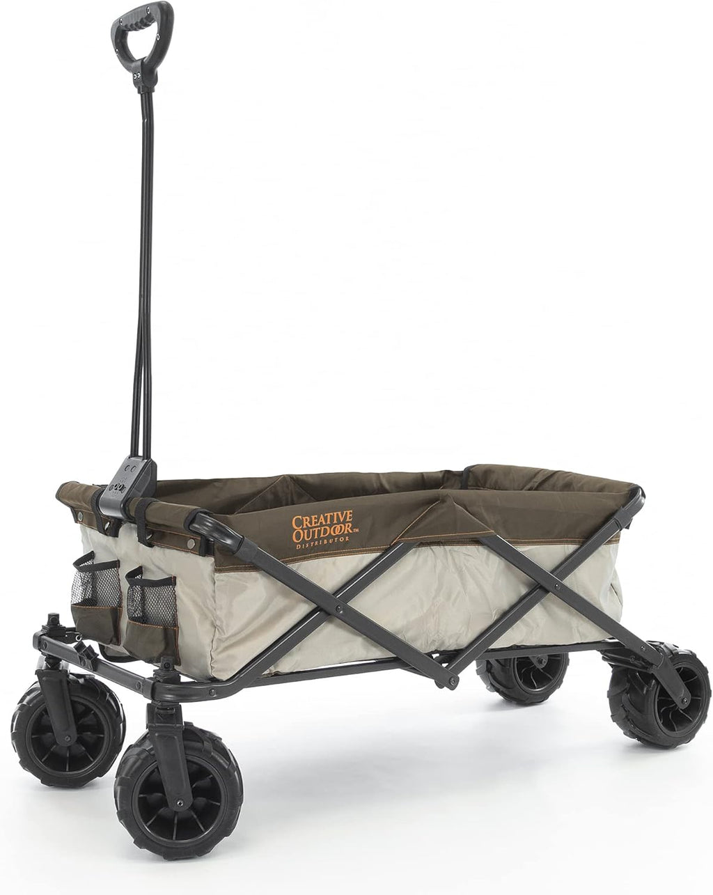 Collapsible Folding Wagon Cart with Rubber Wheels S71357