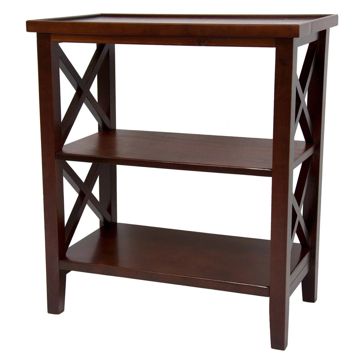 26" Black Book Case Table T5225