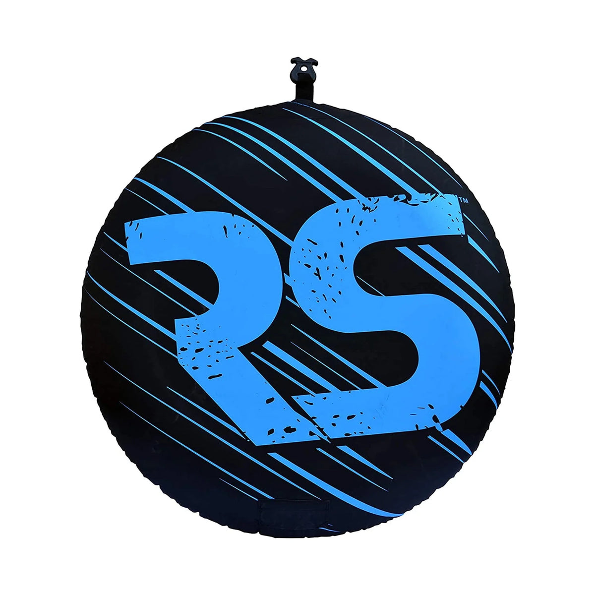 54 Inch 1 Rider Inflatable Towable Water Ski Tube with 4 Handles, Blue O6442