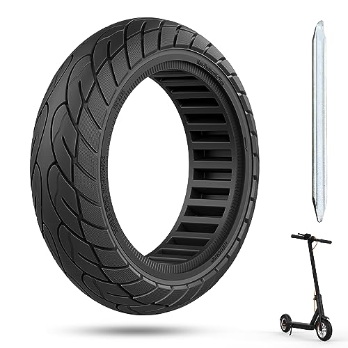 10 inch Solid Rubber Scooter Tire 2pc Black P7634