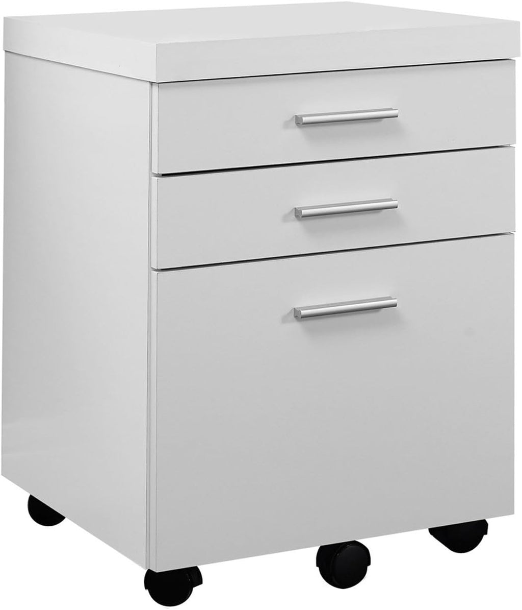 3 Drawer Dark Taupe File Cabinet K8479