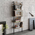 Tall Metal Wood Bookcase E536184