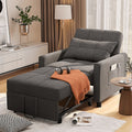 Light Gray Convertible Sofa Bed D171775