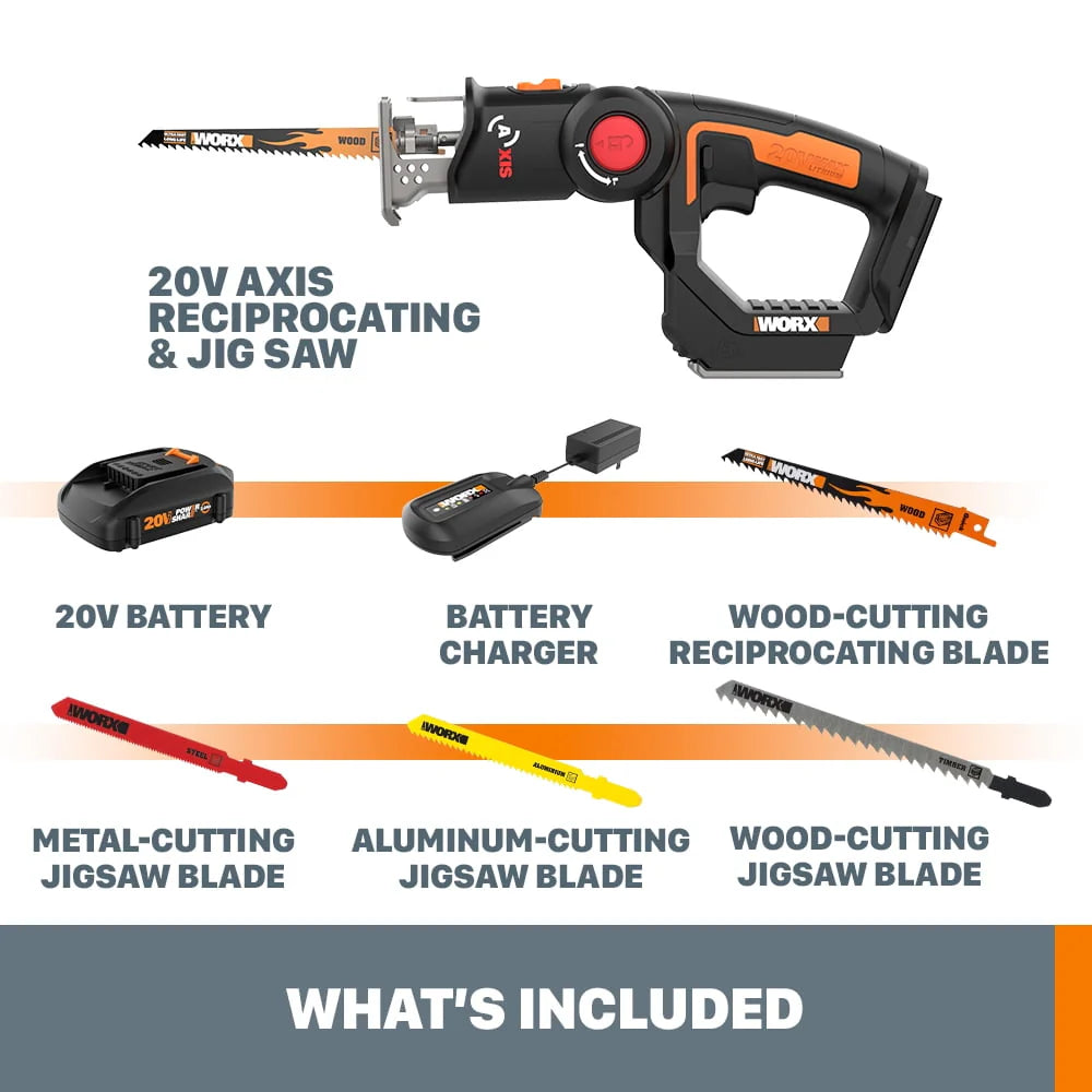 20V Cordless Reciprocating & Jig Saw C7542