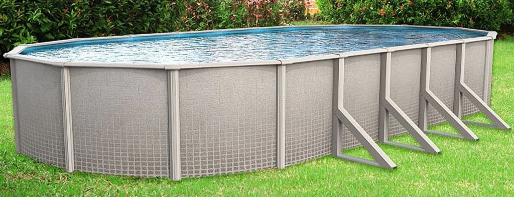 15' x 30' Oval 48 Wall Swimming Pool Kit with Liner Z998779