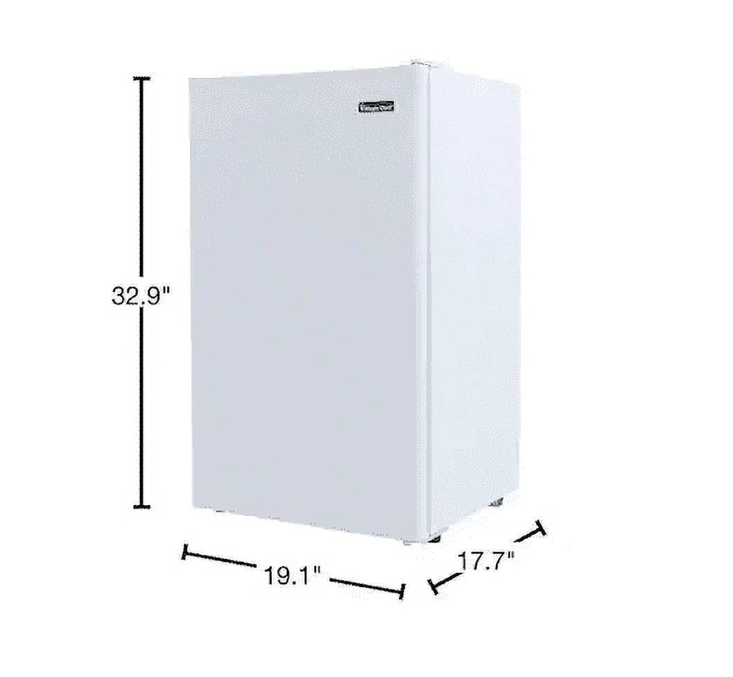 White 3.3 cu. ft. Mini Fridge N7008