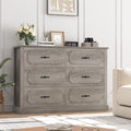 White 6 Drawer Wood Dresser Q99161