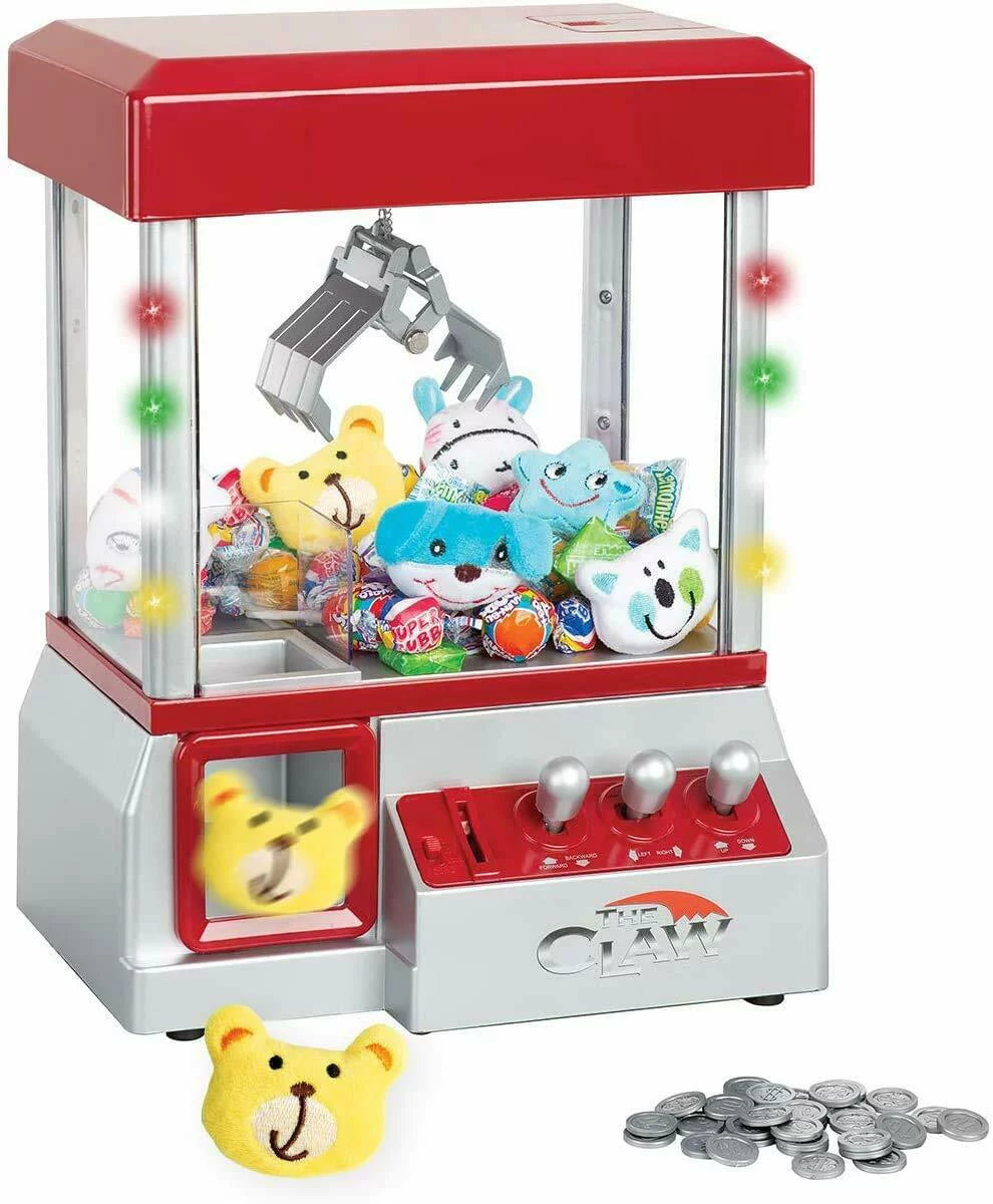 Claw Machine Arcade Game Candy Grabber Prize Dispenser Toy I21450