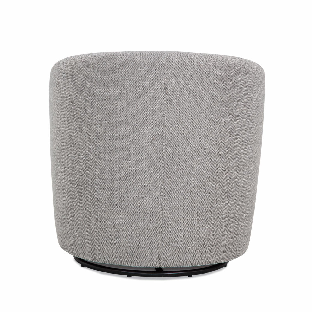 Indigo Blue Polyester Fabric Swivel Accent Chair W636