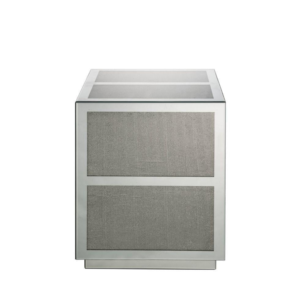 Mirrored Coffee Table + 2 End Tables R8356