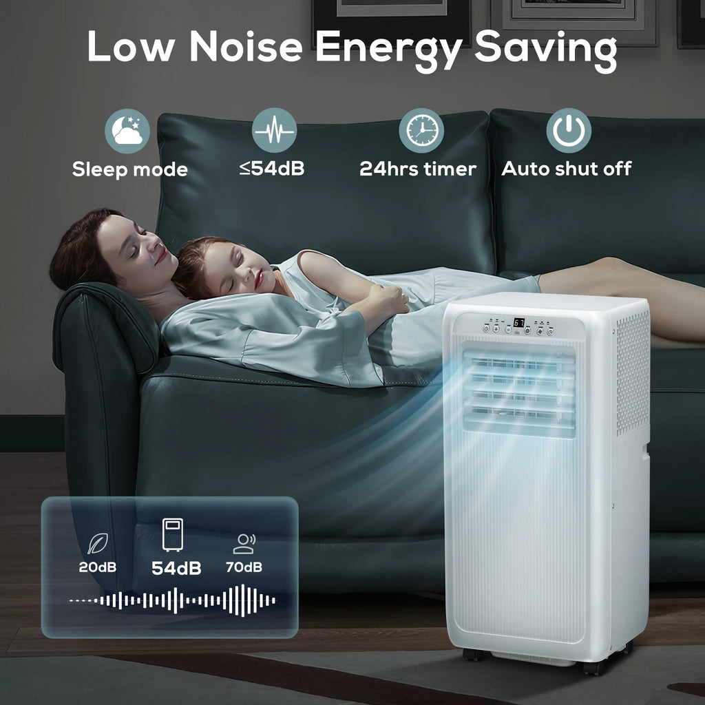 6000BTU Portable Air Conditioners 3-in-1 with Dehumidifier Fan K54395