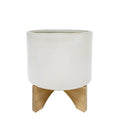 Ceramic Planter On Stand J361046