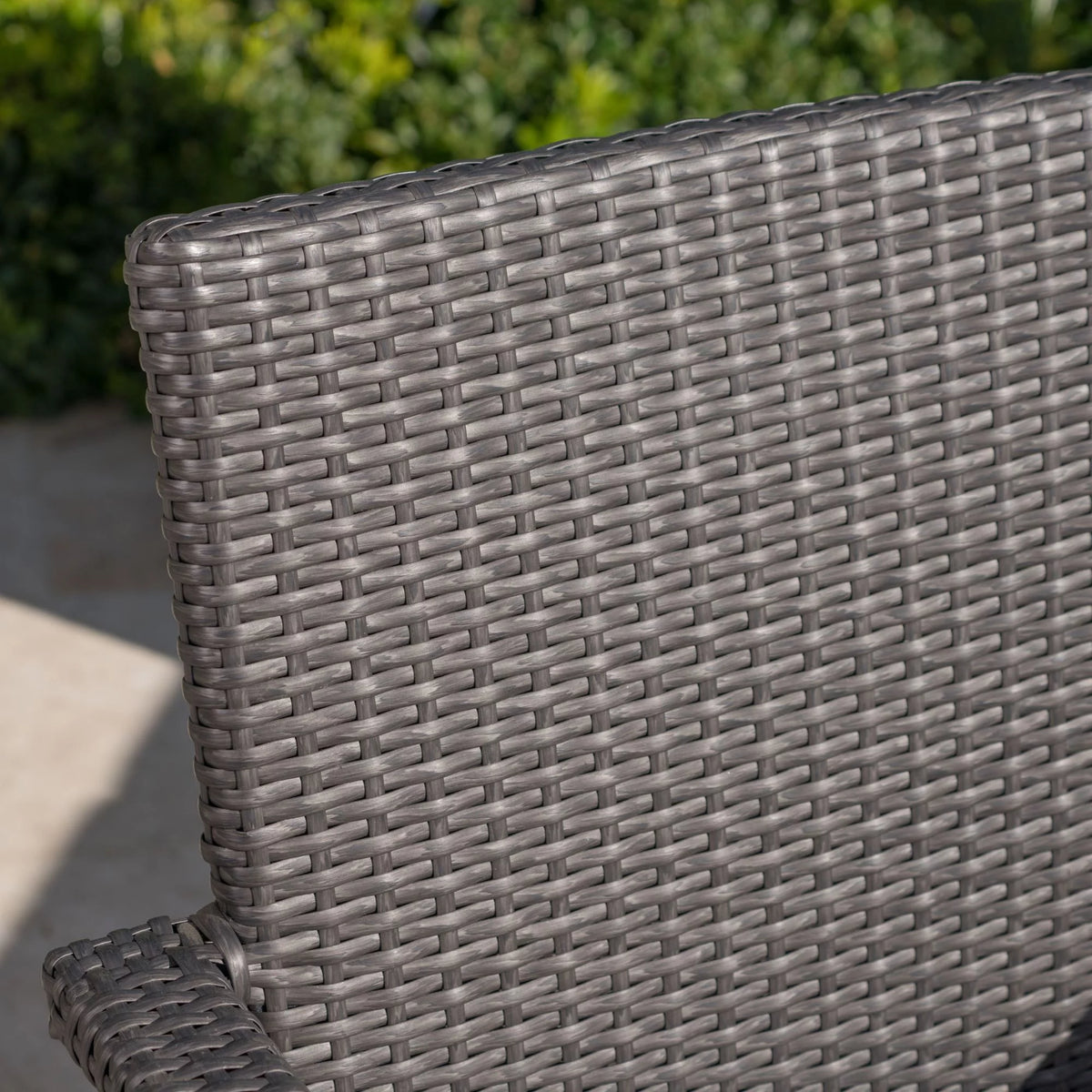 9 Piece Gray Wicker Patio Dining Set N675