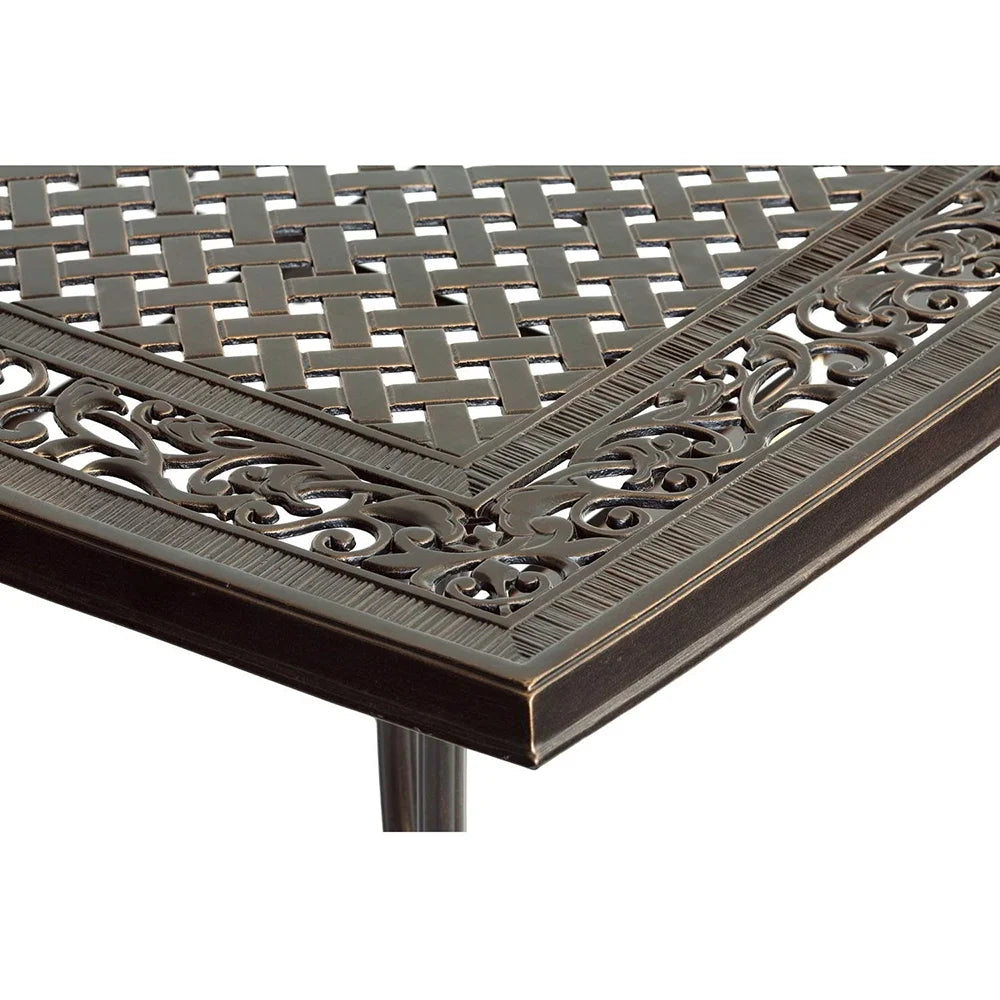 9-Piece Aluminum Outdoor Dining Set with Square Table K475905