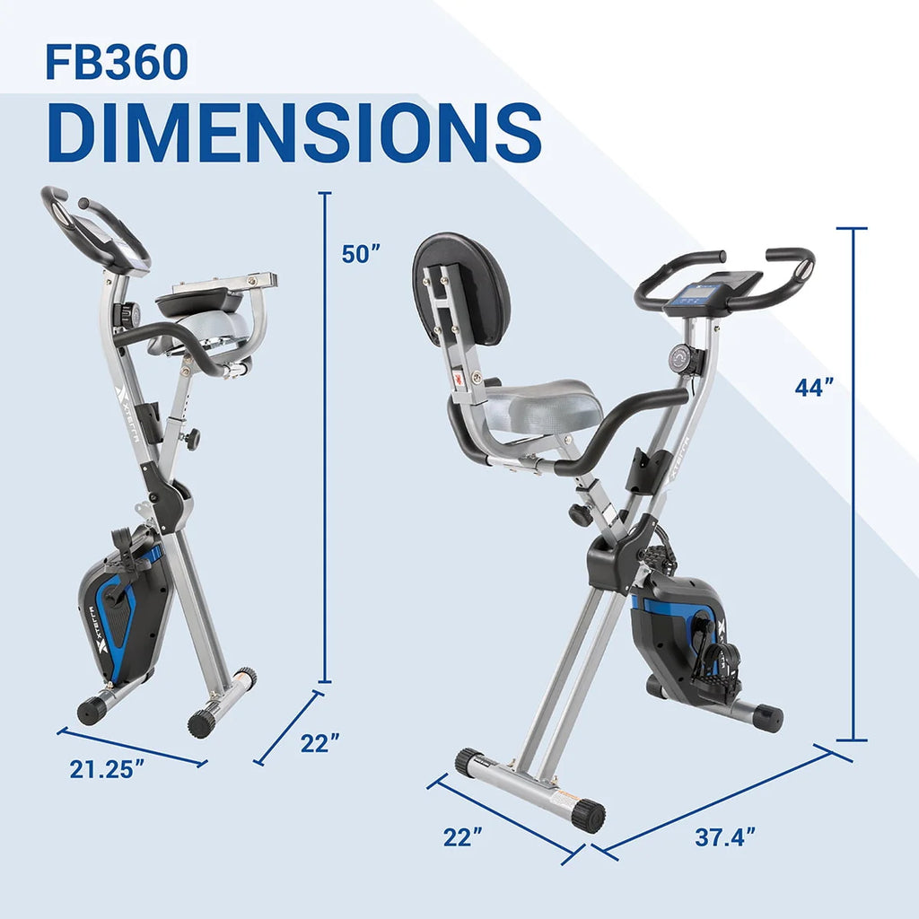 Compact Upright Folding Bike with Magnetic Resistance A520