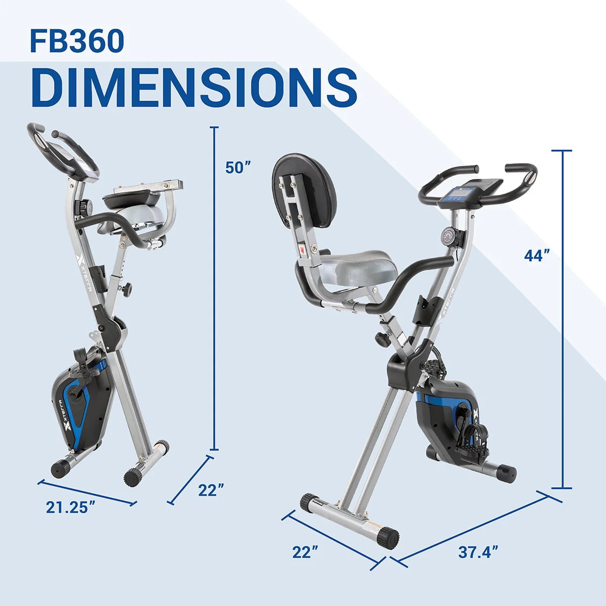 Compact Upright Folding Bike with Magnetic Resistance A520