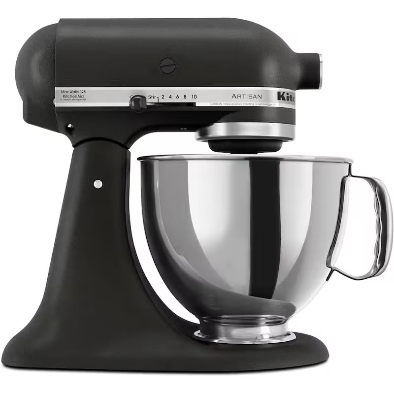 5 Qt. 10-Speed Tilt-Back Black Stand Mixer U598