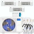 39,000 BTU 3 Zone Ceiling Cassette Ductless Air Conditioner and Heat Pump T4230