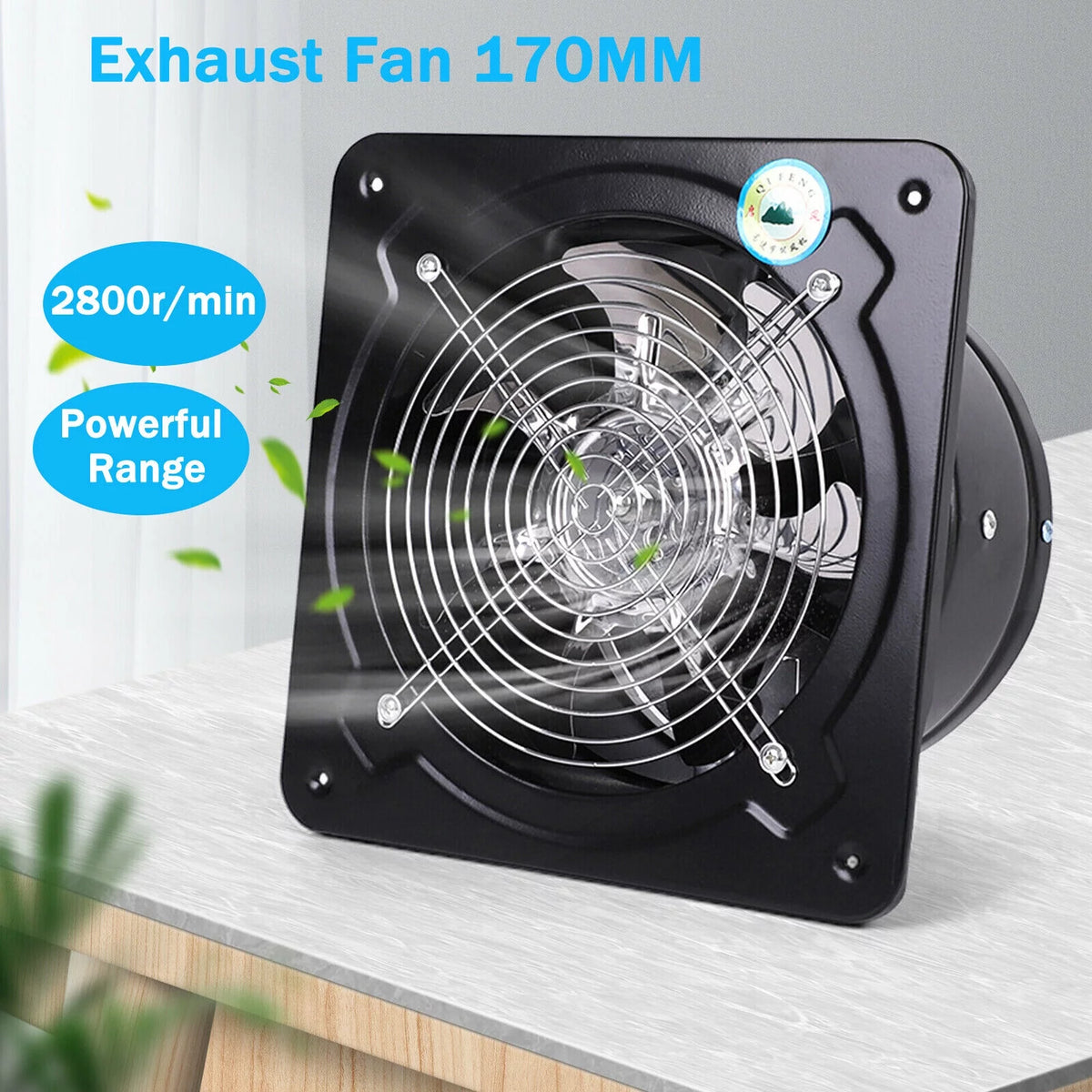 7'' Black Exhaust Fan R706423