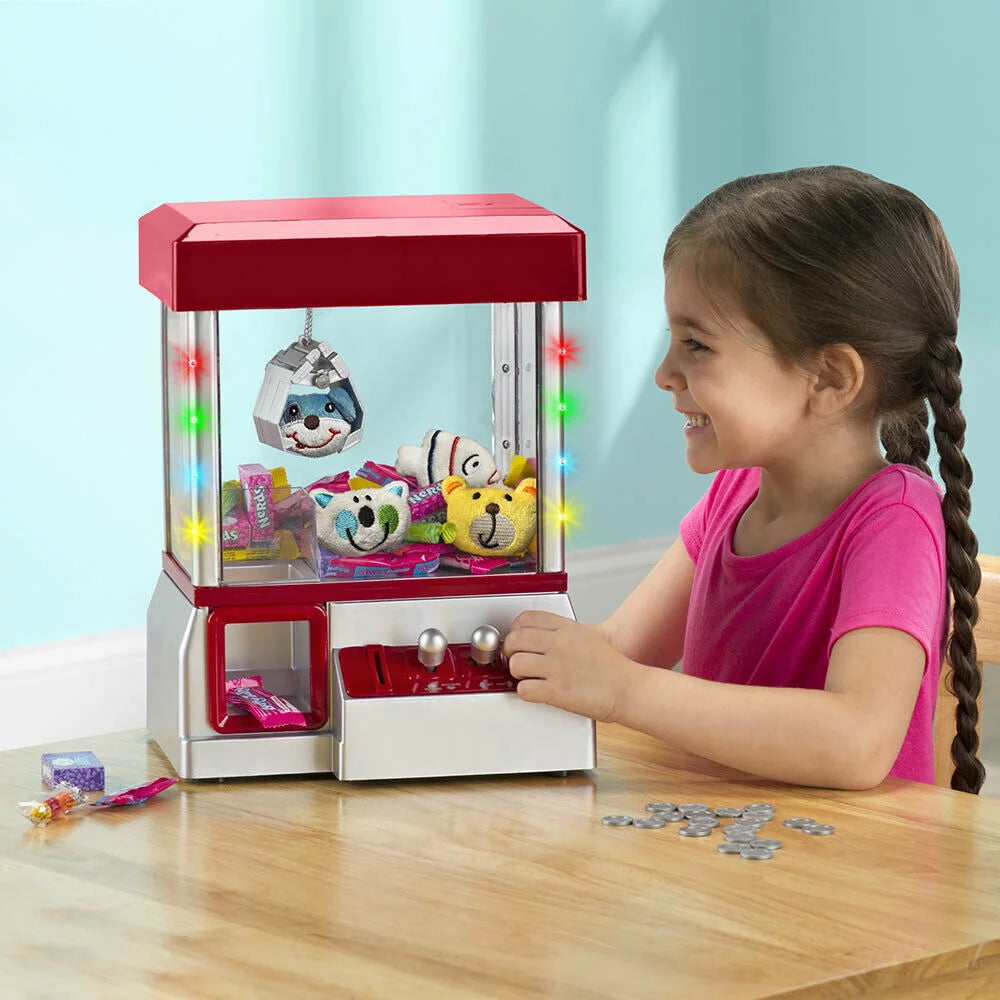 Claw Machine Arcade Game Candy Grabber Prize Dispenser Toy I21450