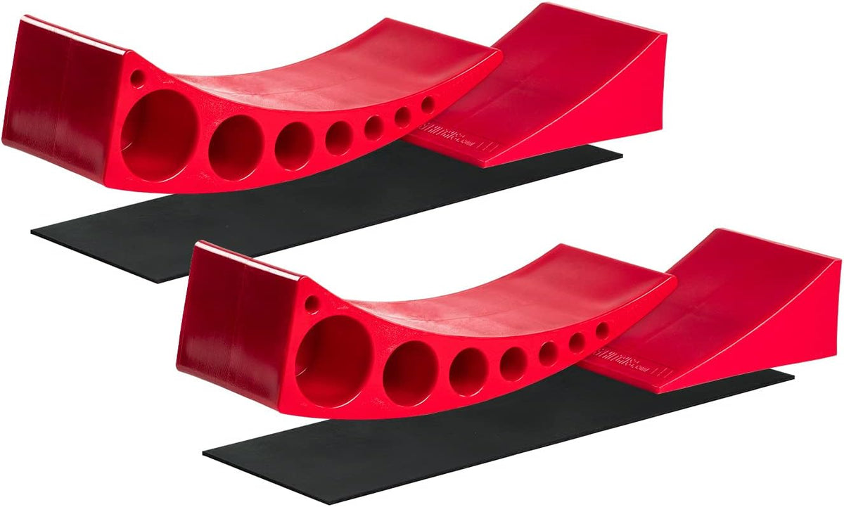 2-Pack Camper Leveler Blocks with Rubber Mats X65277