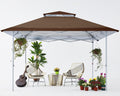 13x13Ft Pop Up Canopy Tent Folding Shelter Grey A1255