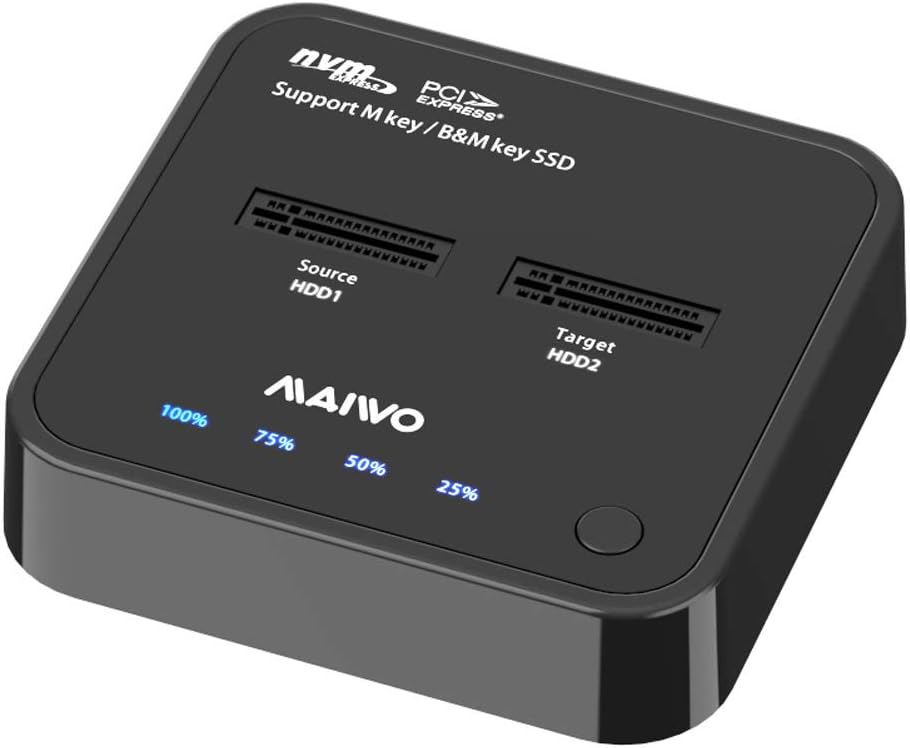 2 Bay M.2 NVMe Docking Station H2717