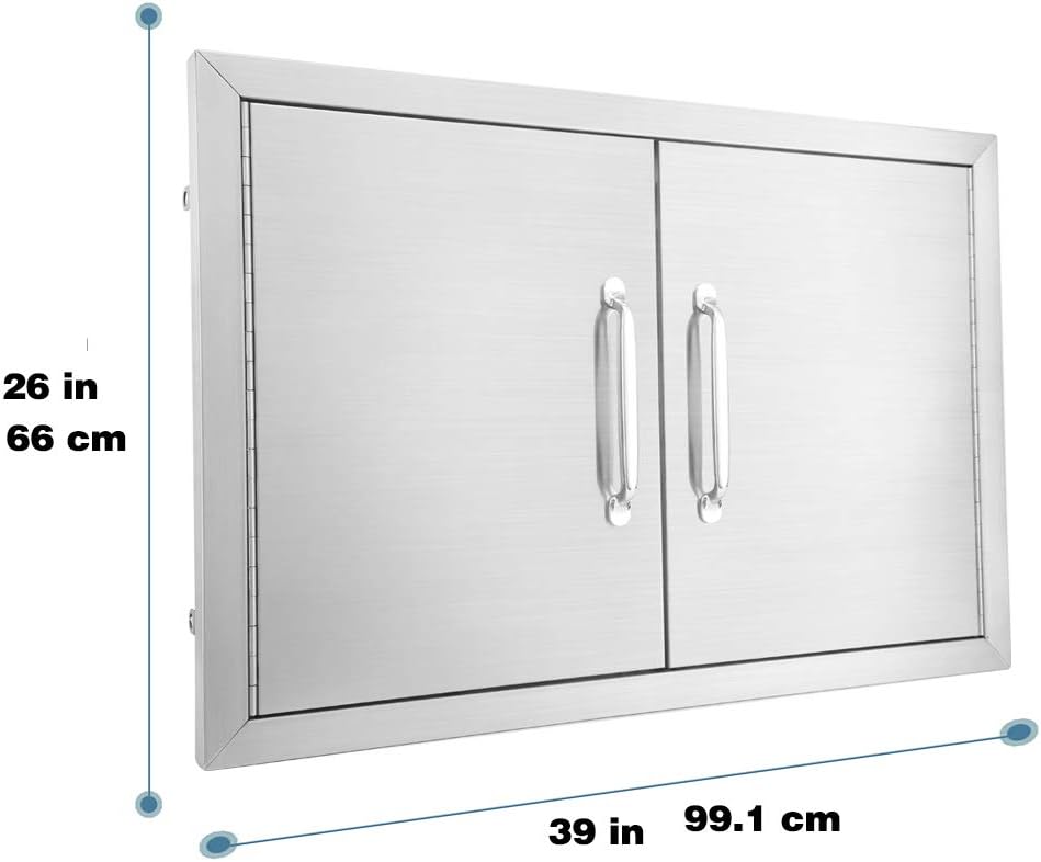 39 W X 26 H Stainless Steel Double Access Door X948