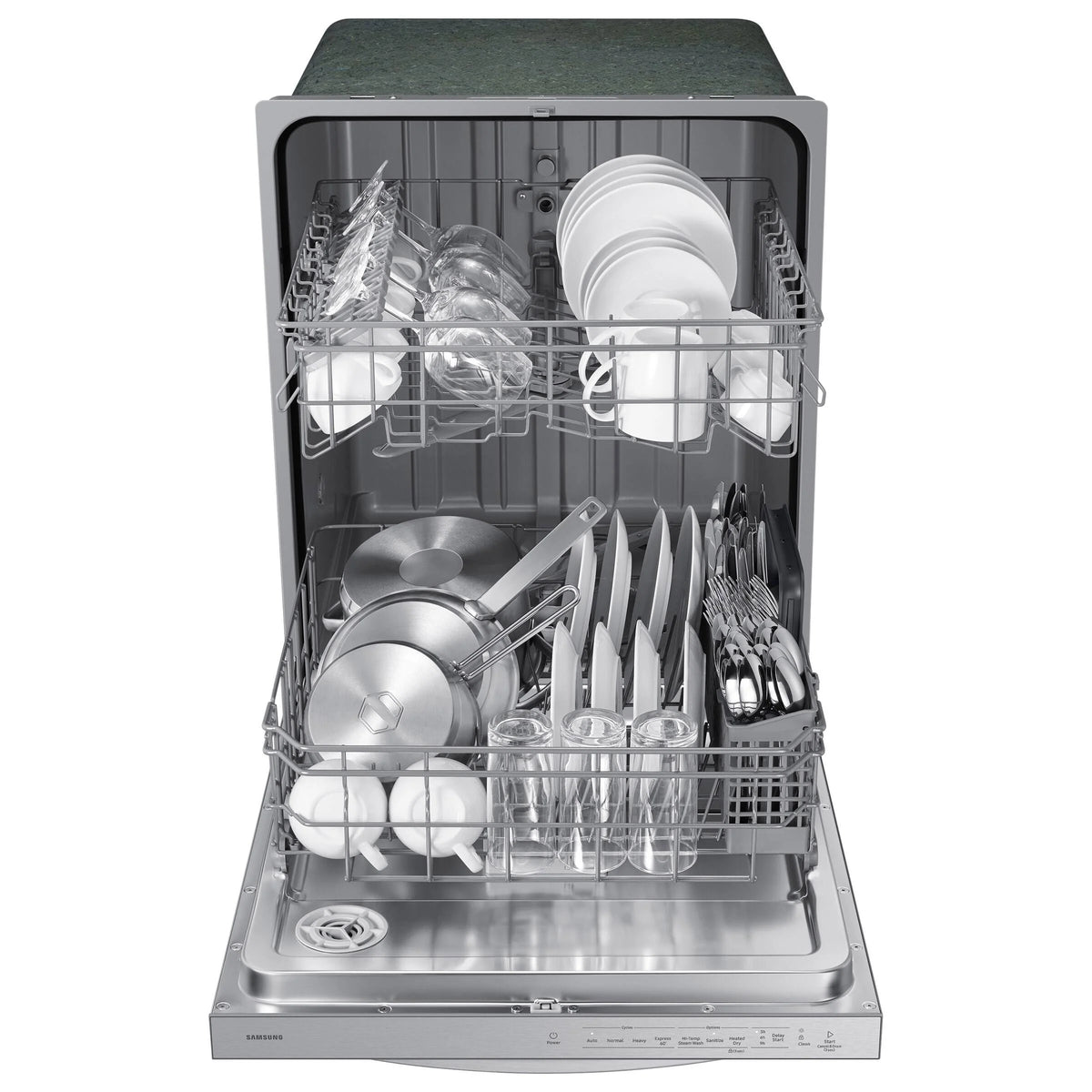 24 In. Stainless Steel Dishwasher with Adjustable Rack J62652