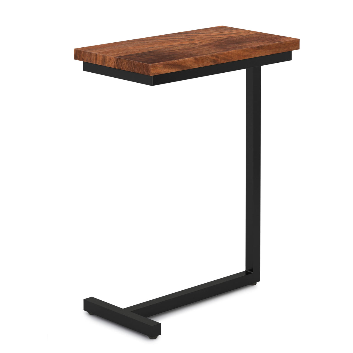 Dark Cognac Brown C Side Table O254