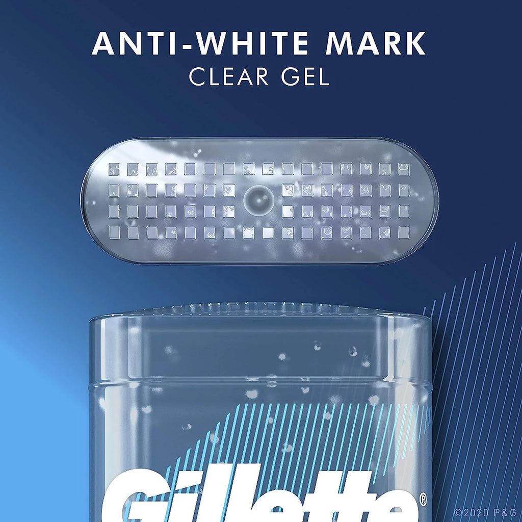 Clear Gel Deodorant Cool Wave 3.8 oz Pack of 4 P673990
