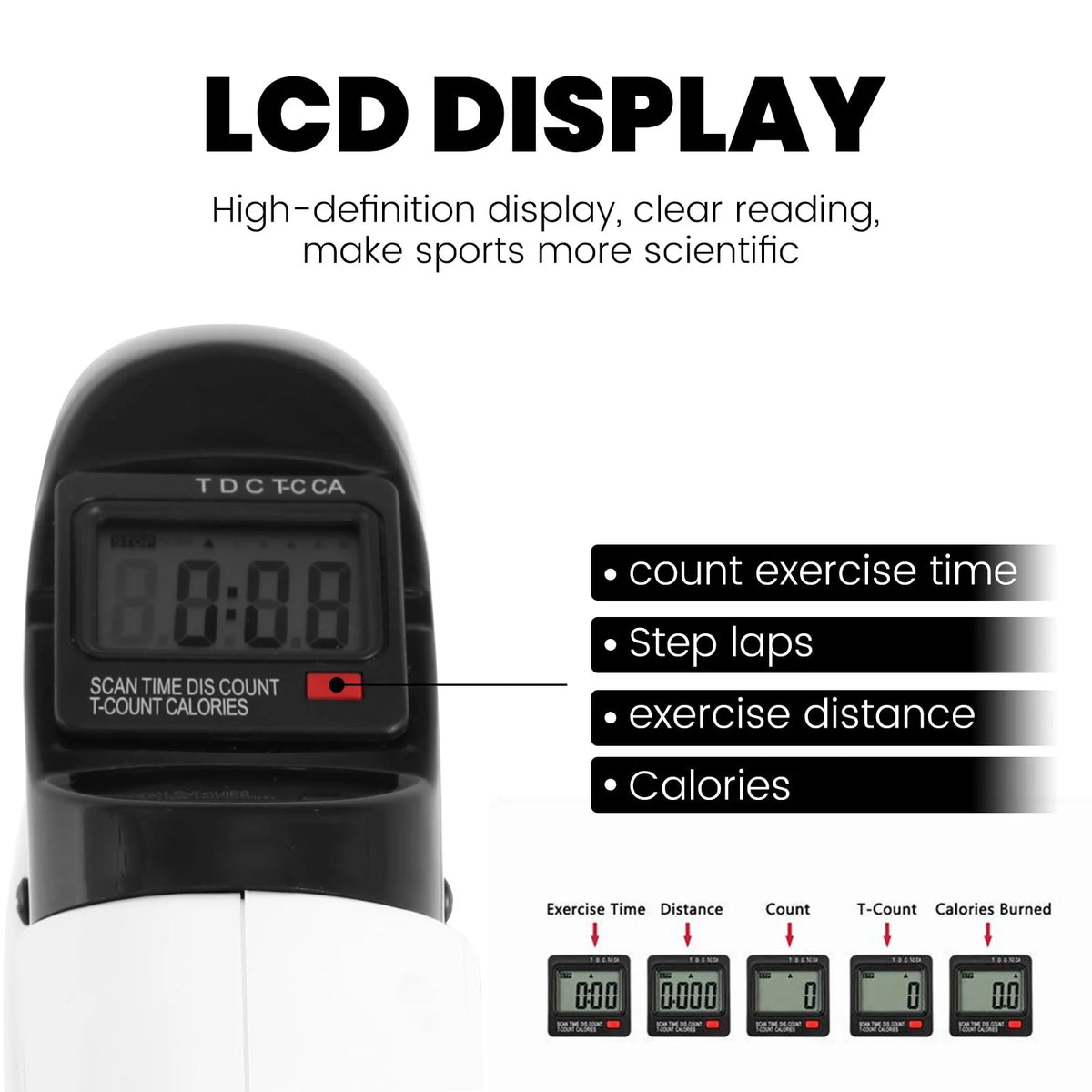 Under Desk Exercise Bike with LCD Screen X627515