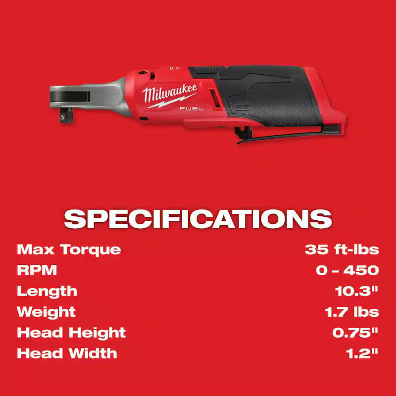 12-Volt Lithium-Ion Brushless Cordless 3/8 in. Ratchet R855358