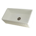 36 In. Apron Front Farmhouse Single Bowl Kitchen Sink, Matte White Q581944