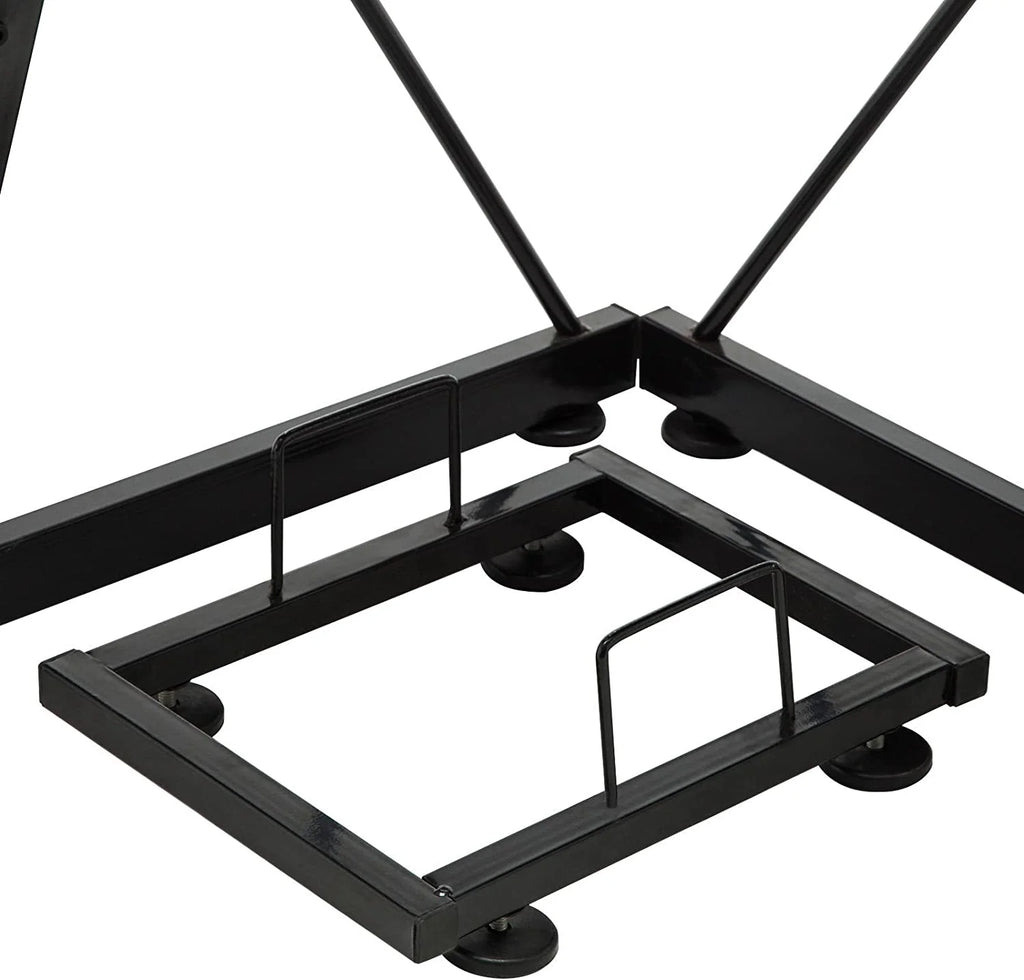 Black L-Shape Corner Desk L476765