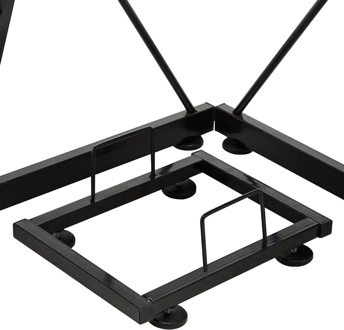 Black L-Shape Corner Desk L476765