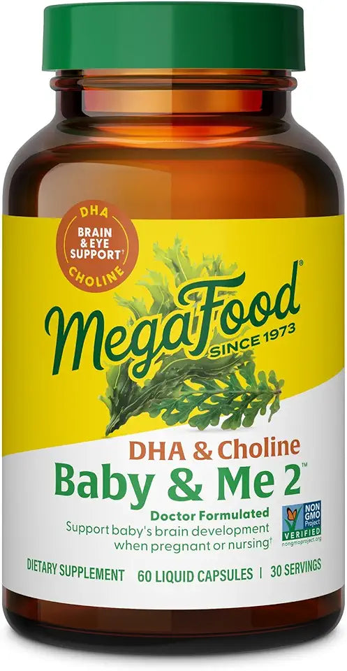 Plant-Based DHA and Choline 60 Capsules Q269