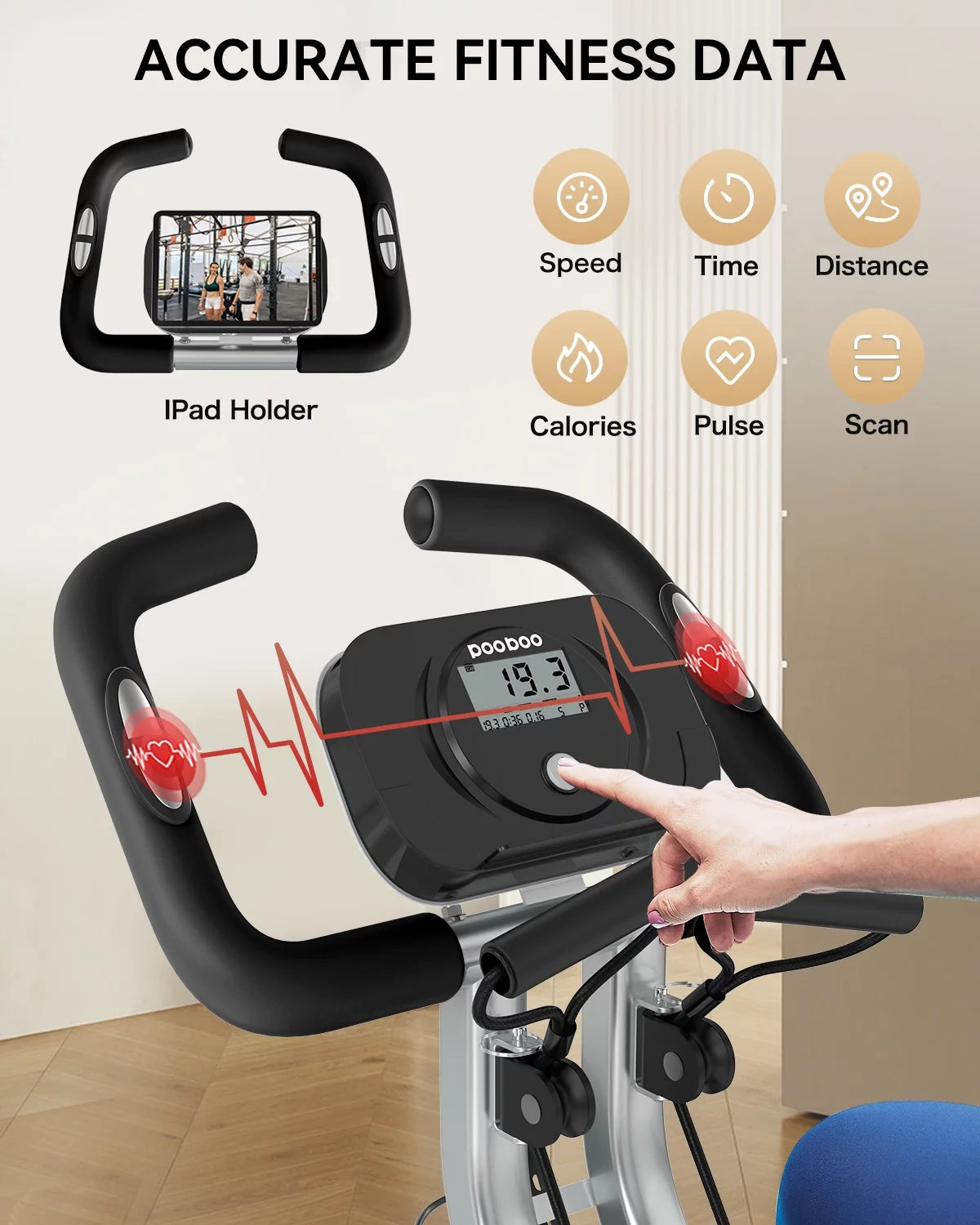 Foldable Magnetic Exercise Bike W68347