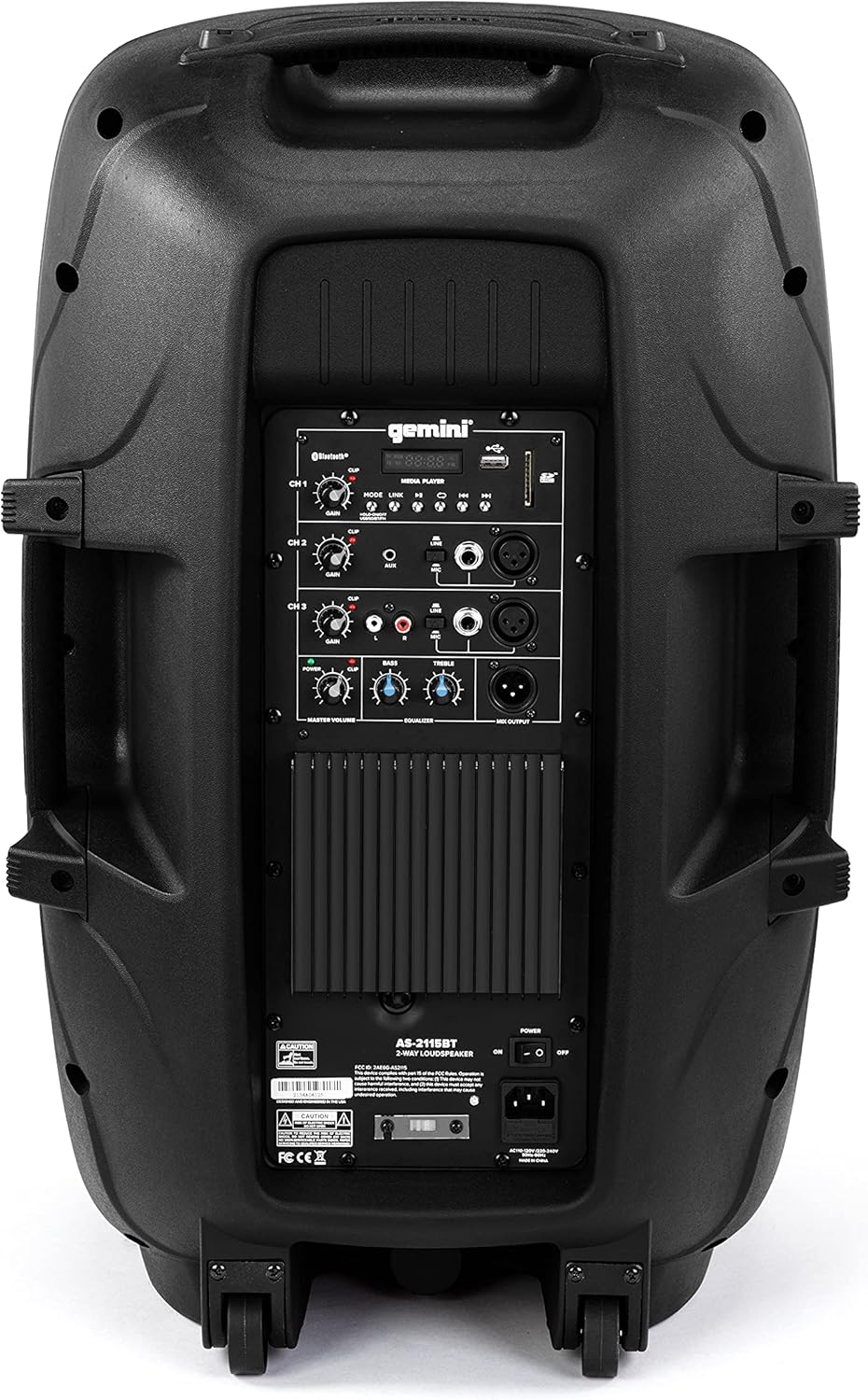 15 Inch 2000W 2-Channel PA DJ Monitor Speakers L275