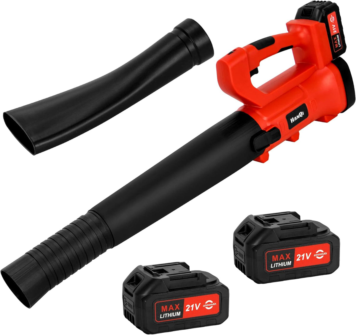 Cordless Leaf Blower 400CFM 6-Speed 150 MPH with Two 4.0Ah Battery & Charger K858723