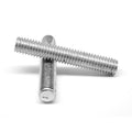 3/8 inch-16 x 6' Coarse Thread A307 All Thread Rod Low Carbon Steel Plain Finish Pk 25 U378