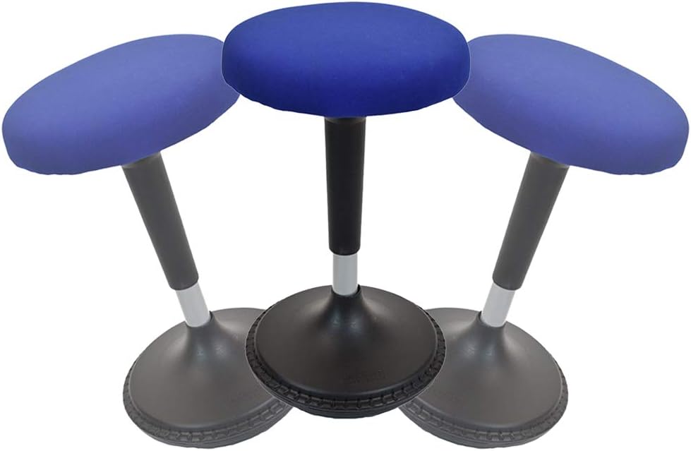 Black Adjustable Wobble Stool Z573