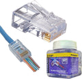 RJ-45 Category 6 Connector 100/Jar Pack of 2 J14255
