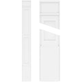 PVC Pilaster with Decorative Capital & Base (Pair) I89277