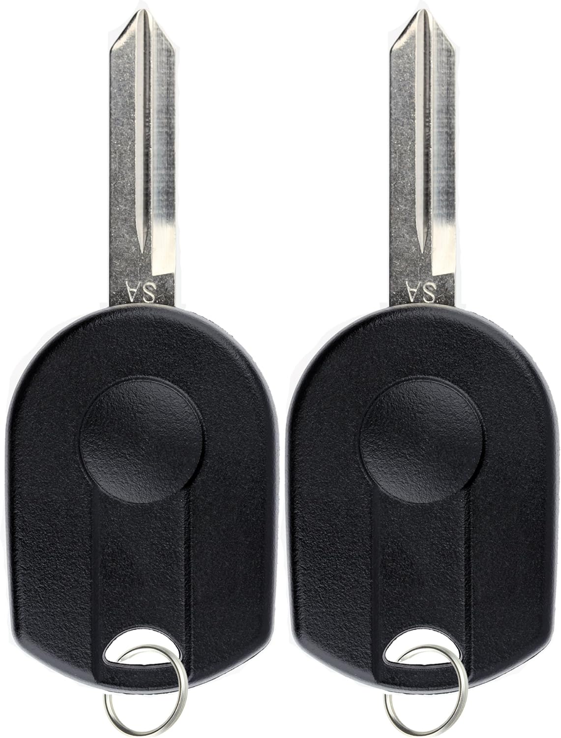 Keyless Entry Remote Control Fob Uncut Blank Ignition Car Key Pack of 2 S1014