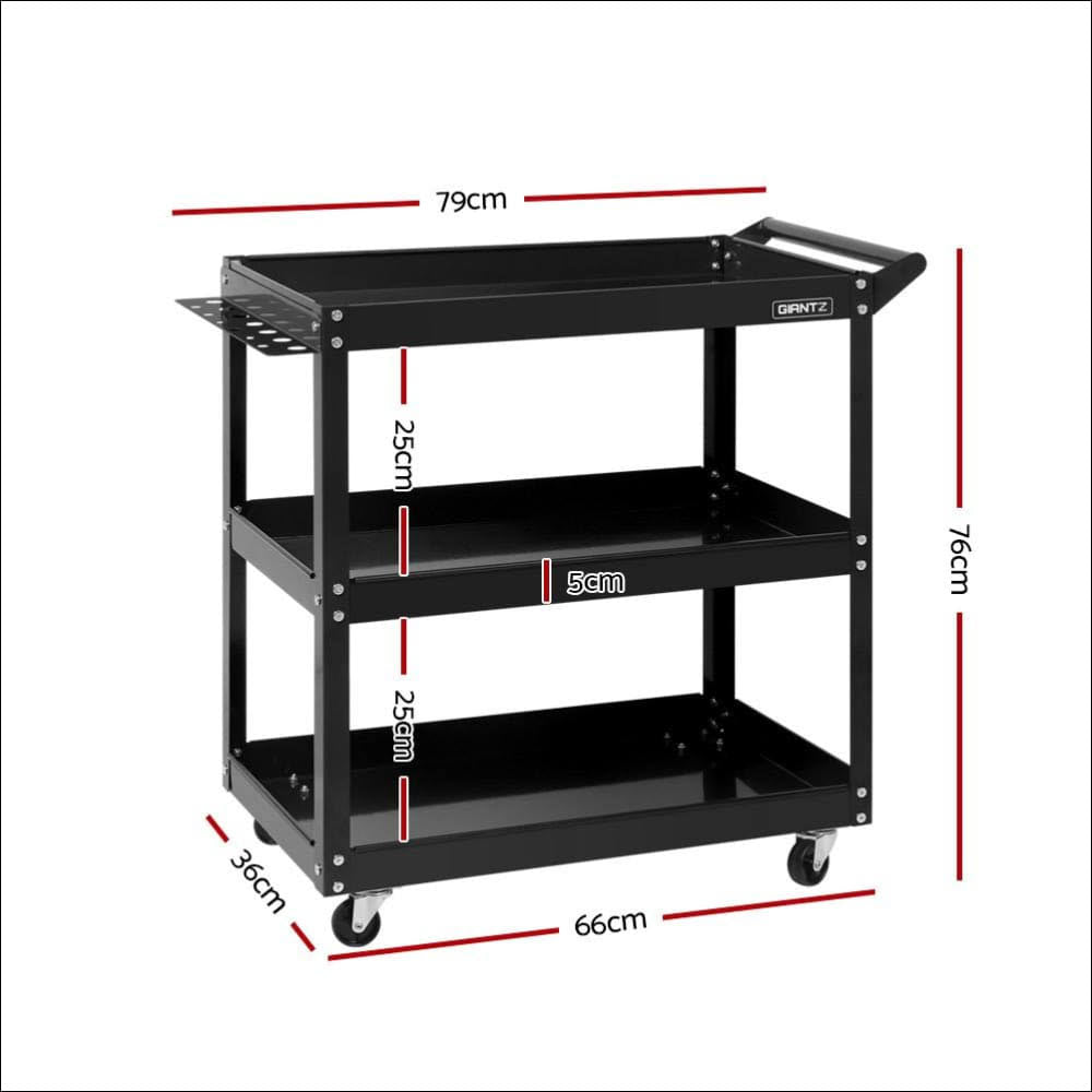 3 Tier Steel Tool Cart E241930