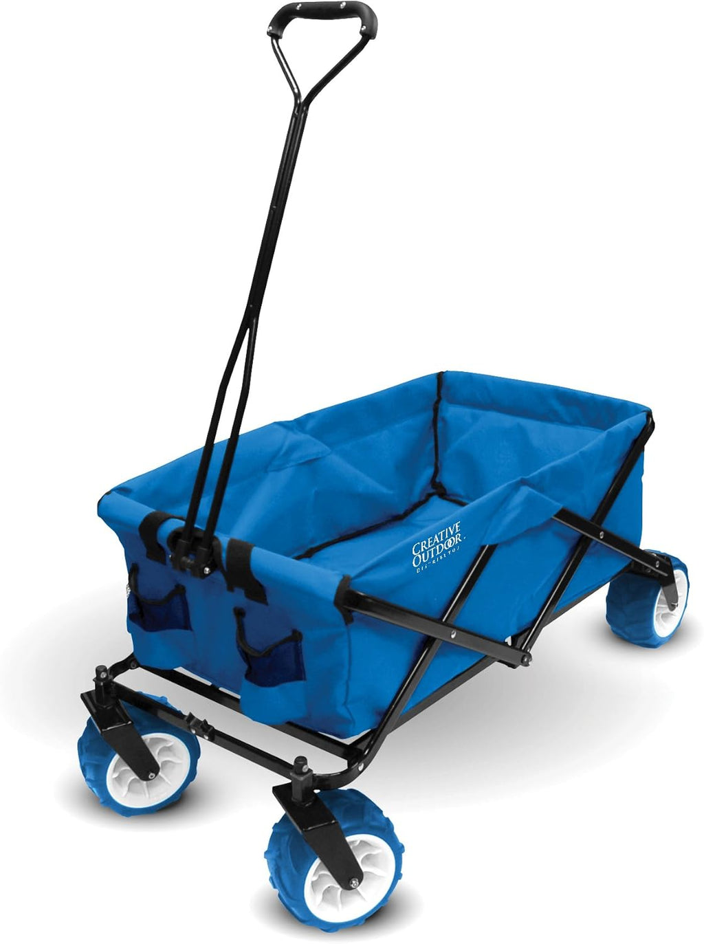 Collapsible Folding Wagon Cart with Rubber Wheels S71357